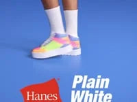Hanes Unisex Plain White Socks Pack, 6 Pairs, Crew Socks