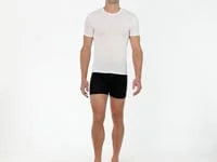 Hanes Perfect Flex Men's Tee, White Crewneck Undershirt, 1-Pack