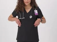 Hanes Comfort Fit Scrubs Women's Scrub Top