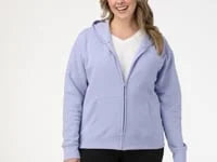 Hanes EcoSmart Women's Full-Zip Fleece Hoodie