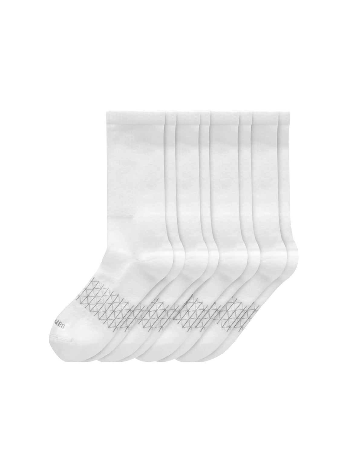 Hanes Absolute Active Men's Crew Socks Pack, 4-Pair Pack, Moisture Wicking, Seamless Toe, Cushioned