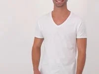 Hanes Men's Undershirt Pack, V-Neck, Moisture-Wicking Cotton with Odor Control, 6-Pack