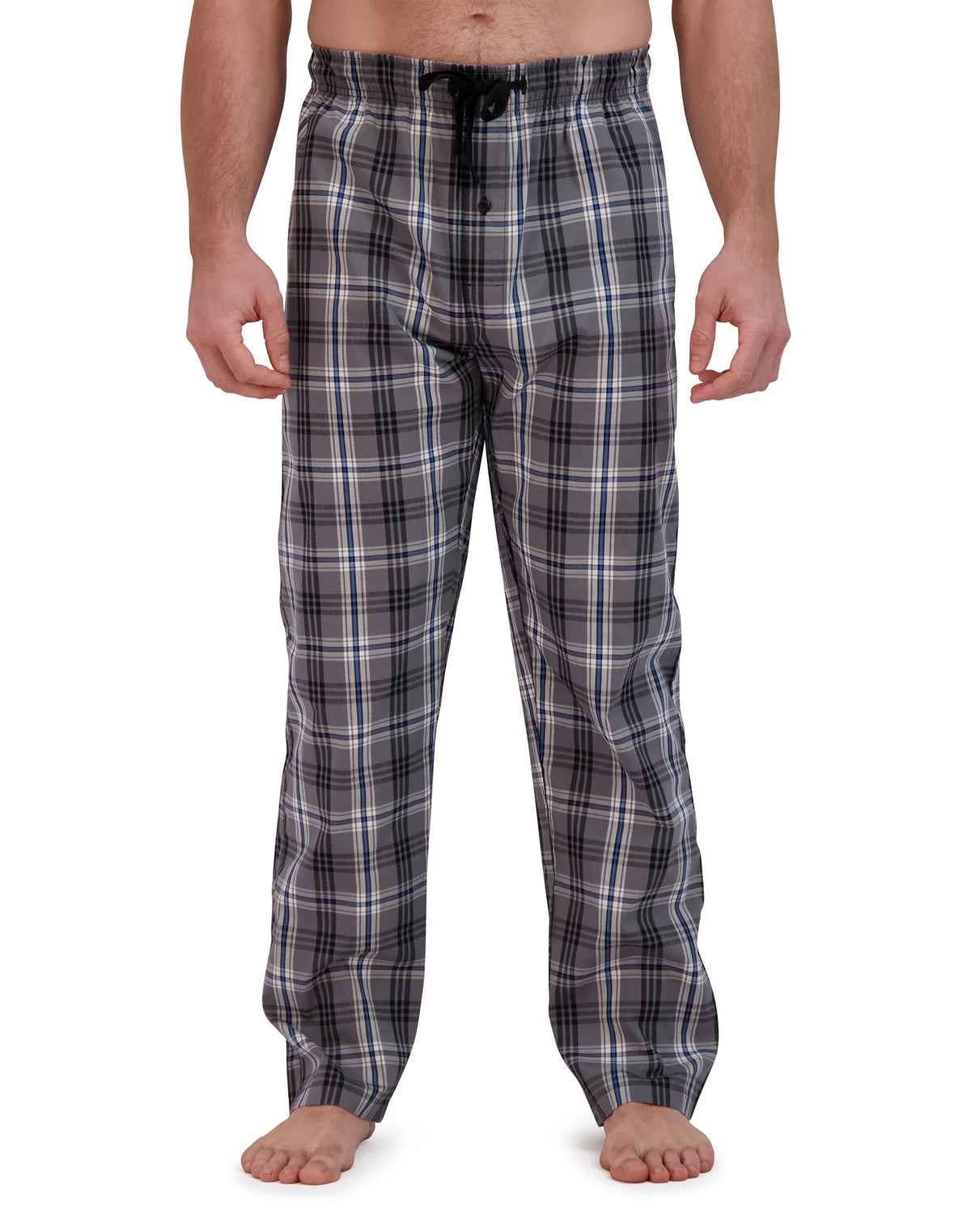 Hanes Men’s Pajama Pants, Woven Stretch Cotton