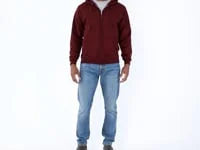 Hanes EcoSmart Unisex Full-Zip Fleece Hoodie