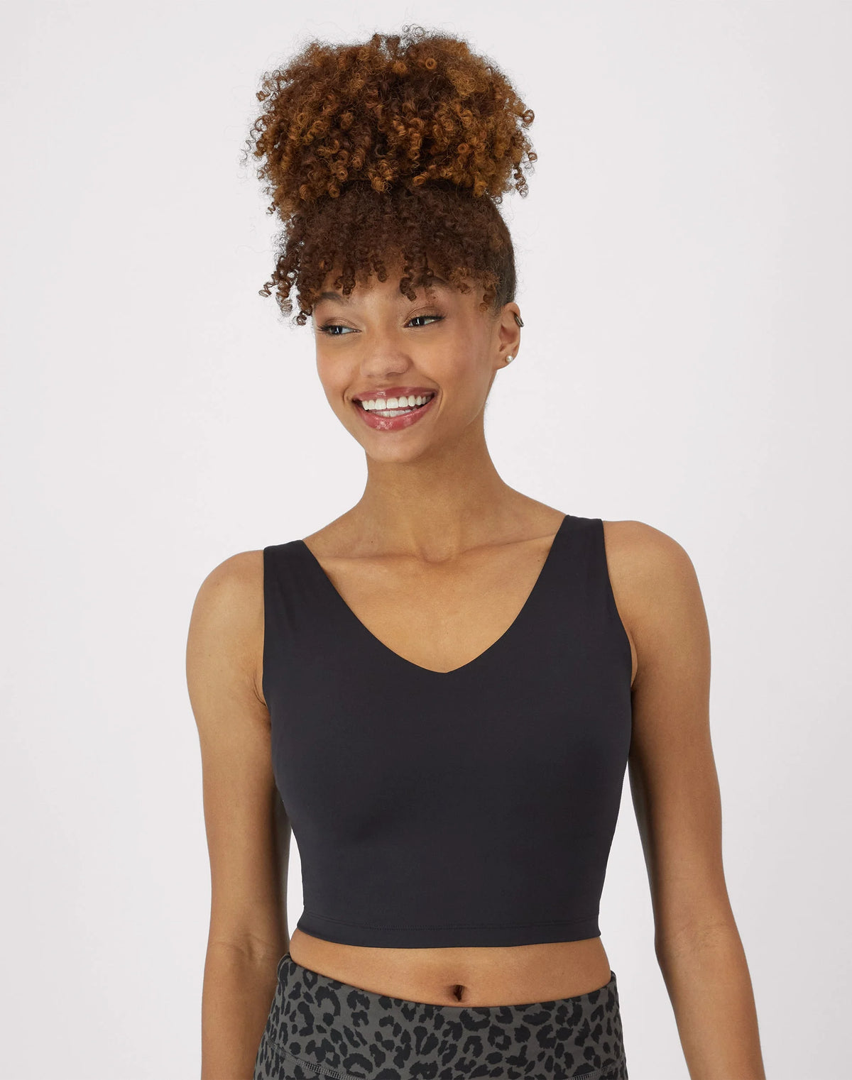 Hanes Moves Women's Padded Crop Top