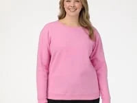 Hanes EcoSmart Women's Fleece Sweatshirt, V-Notch