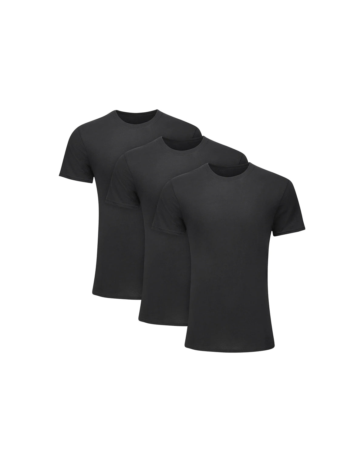 Hanes Ultimate® Men's Undershirts Crewneck Pack – 3-Pack – Comfort Fit Stretch Tees – Moisture Wicking
