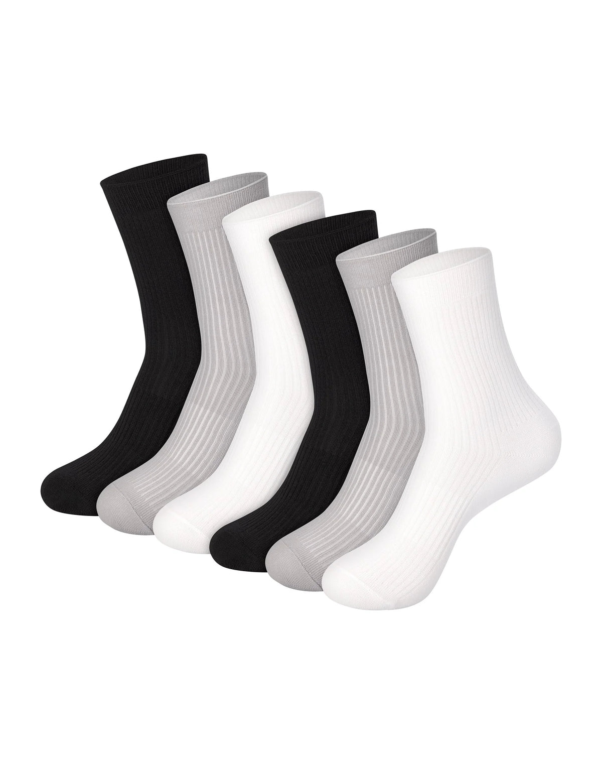 Hanes Originals Women’s SuperSoft Crew Socks, 6-Pairs