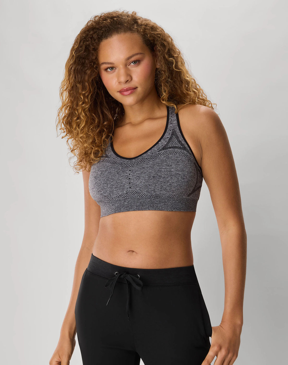 Hanes Sport Women's Seamless Racerback Sports Bra