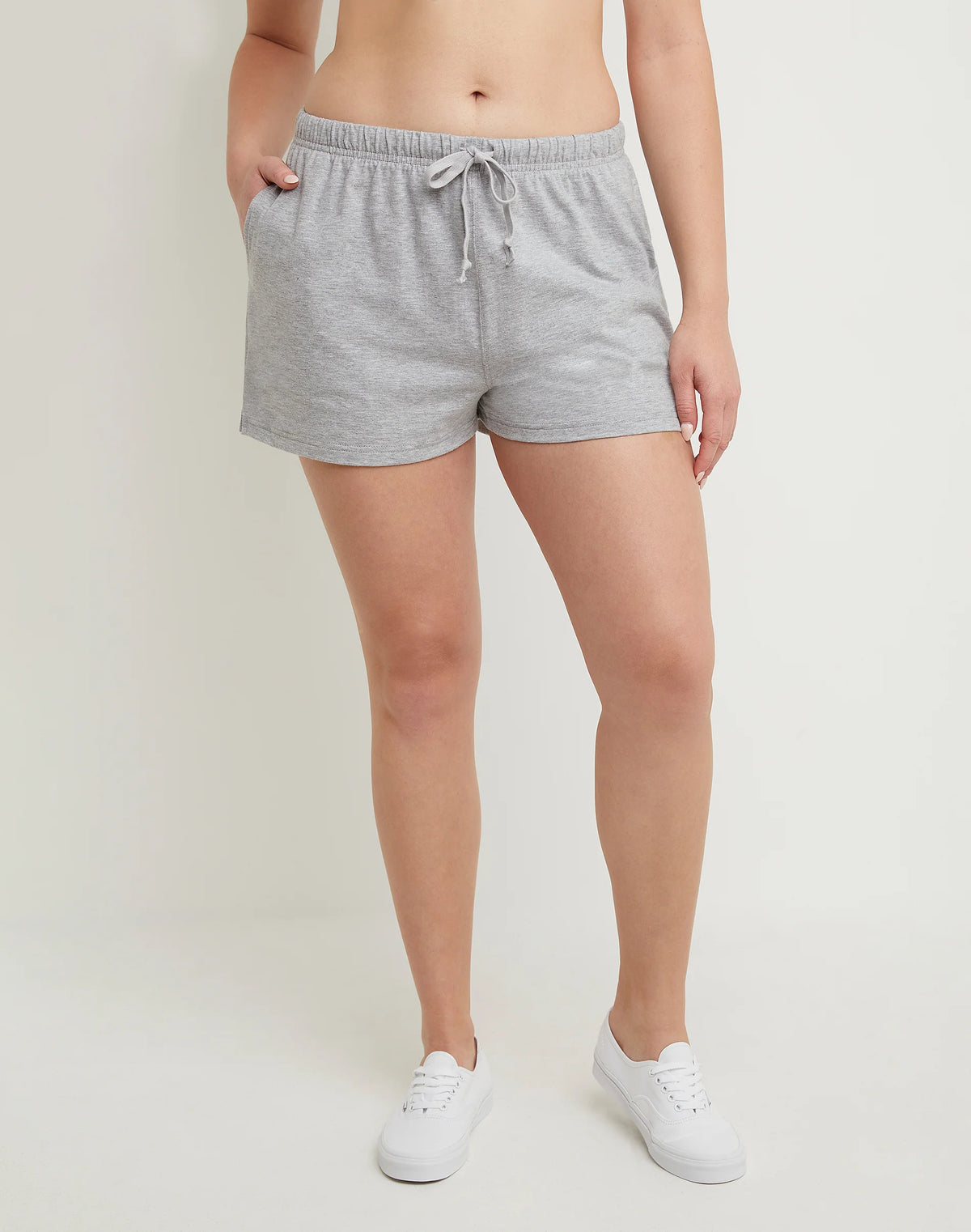 Hanes Originals Women's Cotton Jersey Shorts, 2.5"