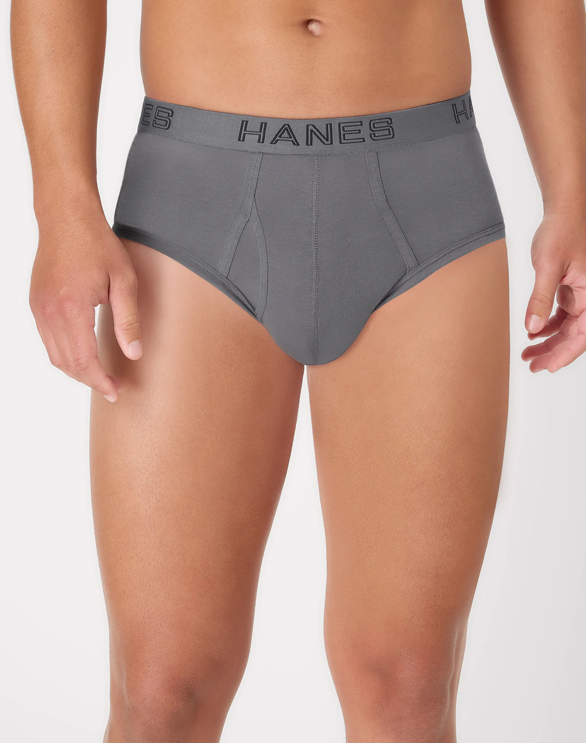 Hanes Ultimate Men's Underwear Briefs Pack - 4-Pack - Cotton-Stretch Underwear - Moisture-Wicking